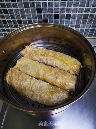 虾肉卷的做法步骤：8