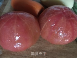 西红柿虾仁素卤的做法步骤：1