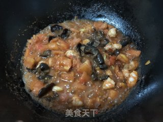 西红柿虾仁素卤的做法步骤：9