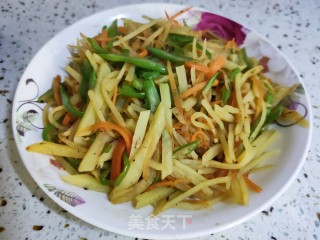 土豆炒三丝的做法步骤：12