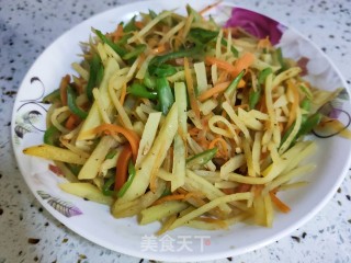 土豆炒三丝的做法步骤：14