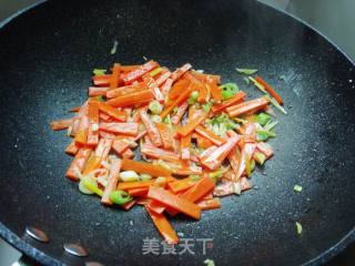 炒香芹胡萝卜的做法步骤：6