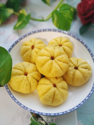 南瓜红豆包的做法步骤：19