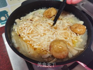 金针菇粉丝煲的做法步骤：14
