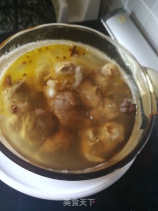 玉米馒头   $   排骨炖豆角的做法步骤：10
