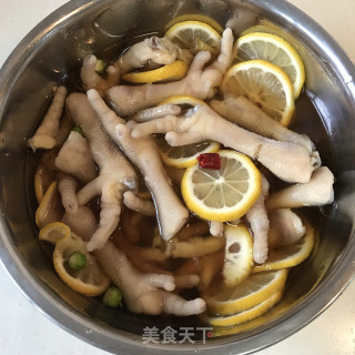 柠檬鸡爪的做法步骤：4