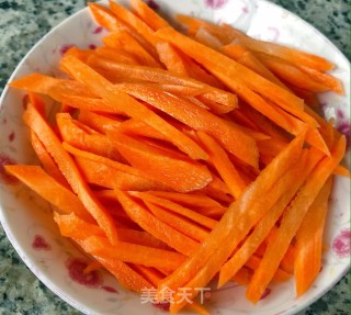 #酸爽开胃美食#酸辣肚丝凉拌莴笋丝的做法步骤：7