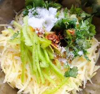 #酸爽开胃美食#酸辣土豆丝的做法步骤：9