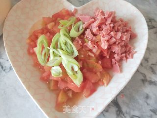 鸡蛋西红柿饼的做法步骤：3