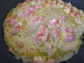 鸡蛋西红柿饼的做法步骤：7