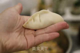 莲藕玉米芹菜肉饺子的做法步骤：19