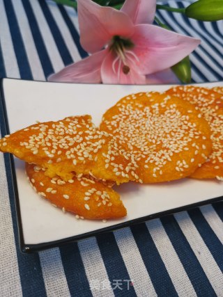 芝麻红薯饼的做法步骤：14