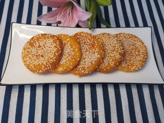 芝麻红薯饼的做法步骤：15