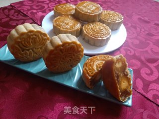 广式月饼—蛋黄莲蓉的做法步骤：12