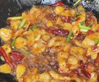 干烧土豆片的做法步骤：6