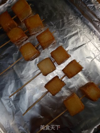 香烤鱼豆腐的做法步骤：3