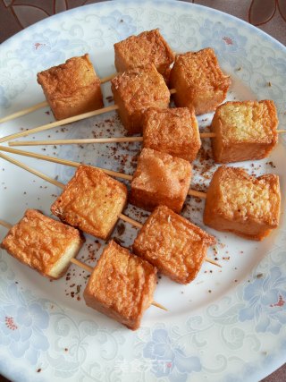 香烤鱼豆腐的做法步骤：5