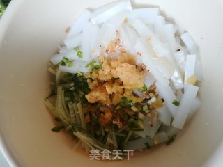 黄瓜拌麻腐的做法步骤：8