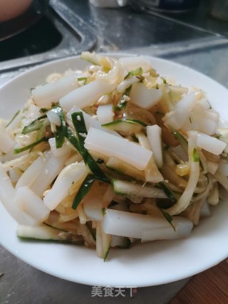 黄瓜拌麻腐的做法步骤：9