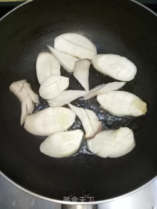 香煎杏鲍菇的做法步骤：4