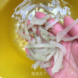 肉丝拌榨菜的做法步骤：1