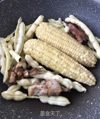 烤肉芸豆炖玉米的做法步骤：4