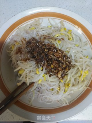 凉拌粉丝豆芽的做法步骤：8