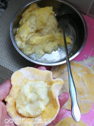 芝麻榴莲饼的做法步骤：6