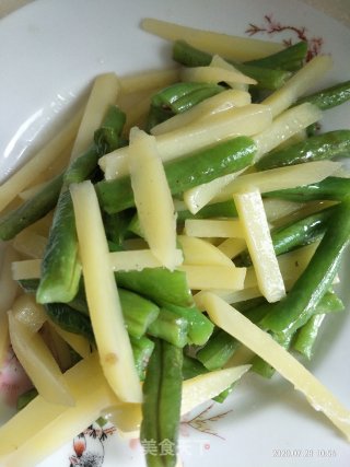刀豆炒土豆的做法步骤：7