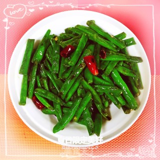 干煸四季豆的做法步骤：7