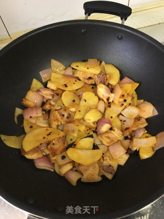 洋葱土豆回锅肉的做法步骤：13