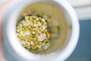 百合绿豆玉米浆的做法步骤：4