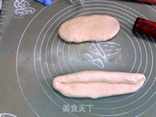 冷藏发酵牛肉热狗肠面包的做法步骤：9