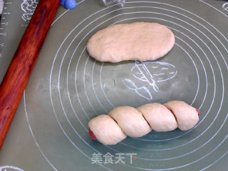 冷藏发酵牛肉热狗肠面包的做法步骤：11