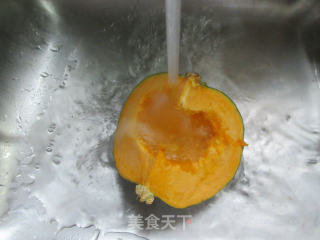 咸蛋黄南瓜的做法步骤：3