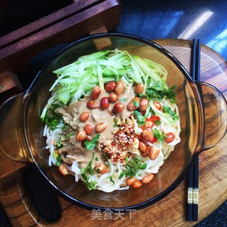 黄瓜丝麻酱凉面的做法步骤：11