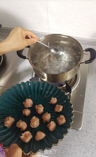 生汆丸子汤的做法步骤：7