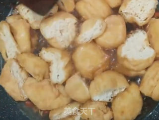 素炒油豆腐的做法步骤：5