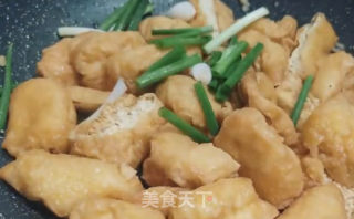 素炒油豆腐的做法步骤：6