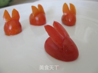 简单盘饰之西红柿的做法步骤：2