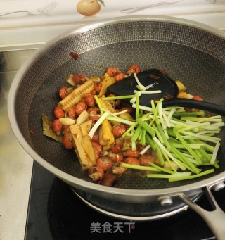 香炒虾尾的做法步骤：9