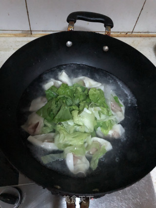 清汤生菜馄饨的做法步骤：3