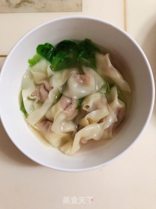 清汤生菜馄饨的做法步骤：5