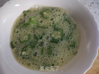 秋葵炒鸡蛋的做法步骤：7