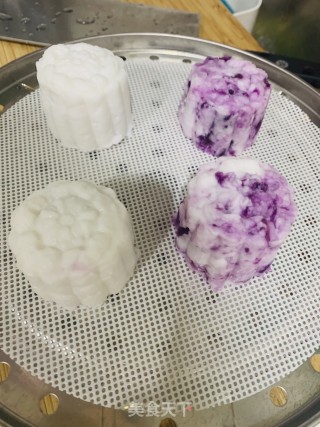 西米紫薯月饼的做法步骤：6