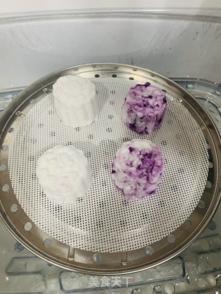 西米紫薯月饼的做法步骤：7