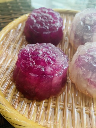 西米紫薯月饼的做法步骤：10