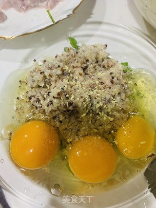藜麦鸡蛋饼的做法步骤：4
