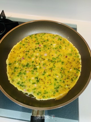 藜麦鸡蛋饼的做法步骤：6
