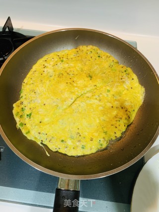 藜麦鸡蛋饼的做法步骤：7